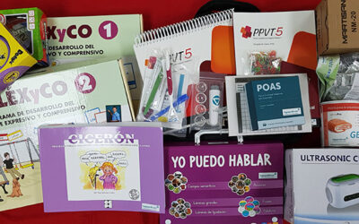 El departamento de logopedia de la Asoc. de Esclerosis Múltiple de Albacete cuenta con nuevo material