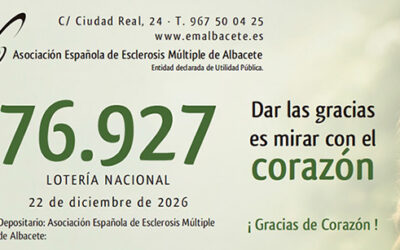 La lotería de Navidad de la Asociación Española de Esclerosis Múltiple de Albacete ya está a la venta